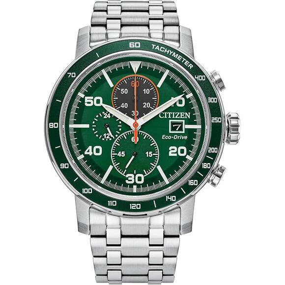 Citizen Eco-Drive Men´s Chronograph Watch with Green...